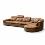 Broxtowe modern leather unique couch settees by divine sofas